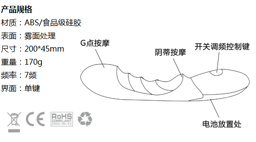 女人情趣玩具制造工厂插入式振动棒A42使用说明书